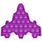 Purple Spaceship Pop Bubble Fidget Toy image 0